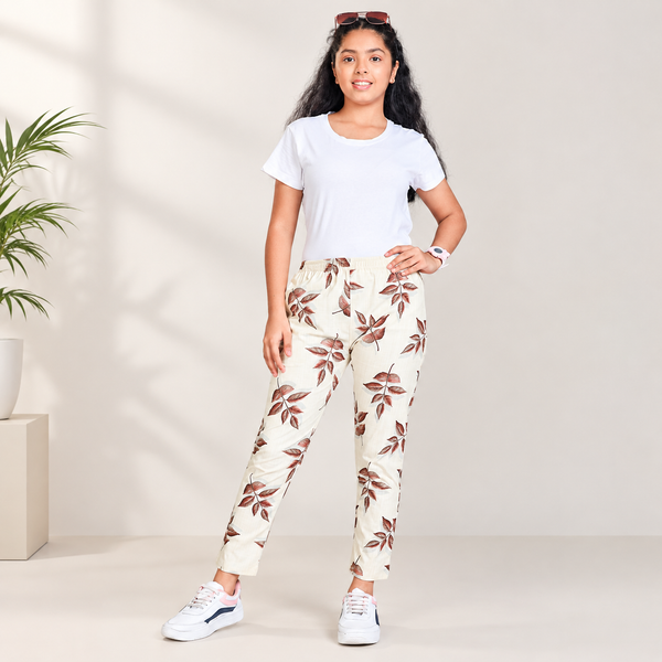 GIRL'S PRINTED CASUAL PYJAMA