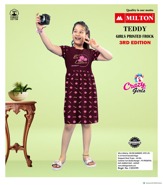 TEDDY (Girls printed frock)