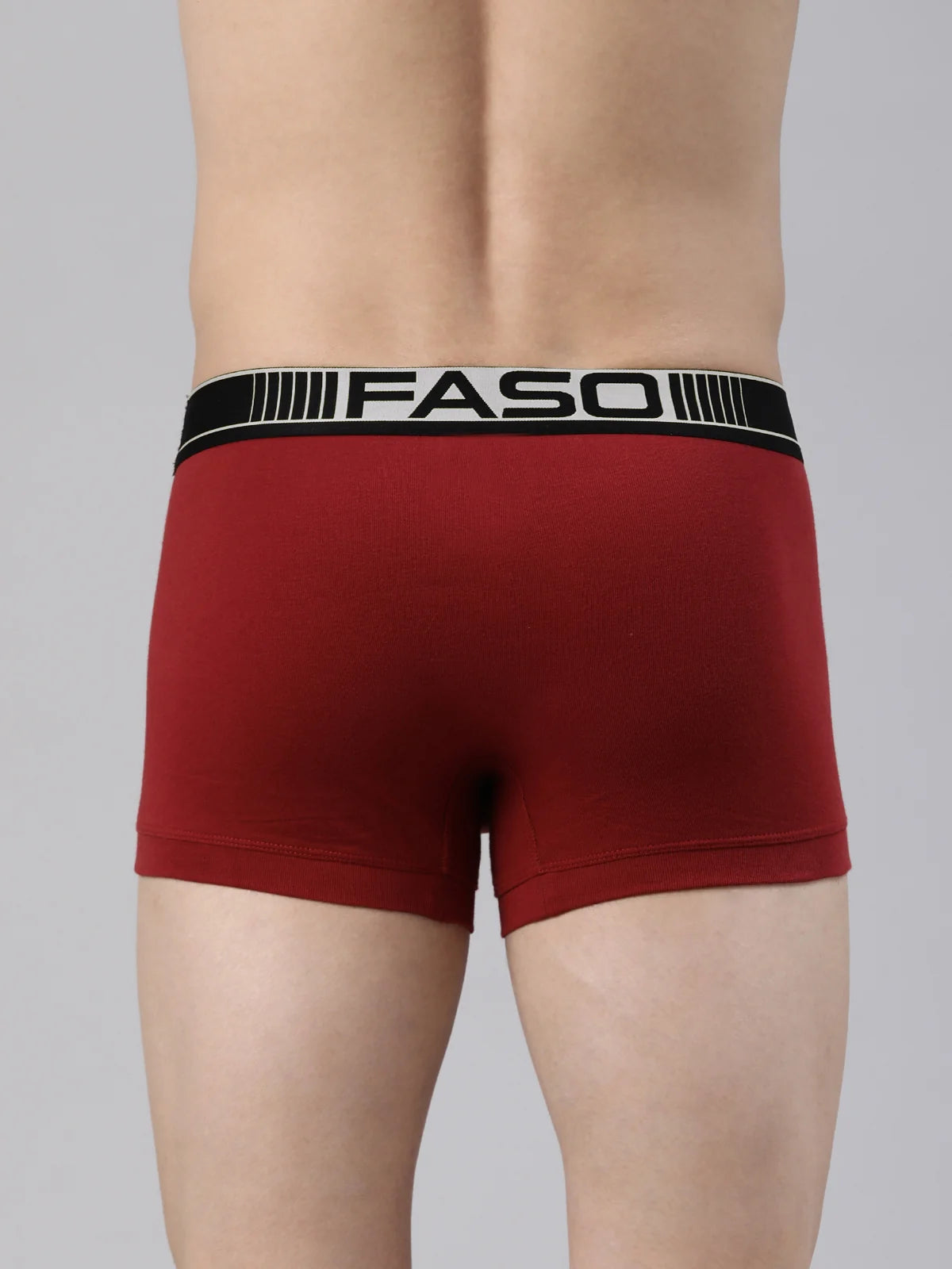 FASO Mens Cotton Neon Outer Elastic Trunk Pack Of 2