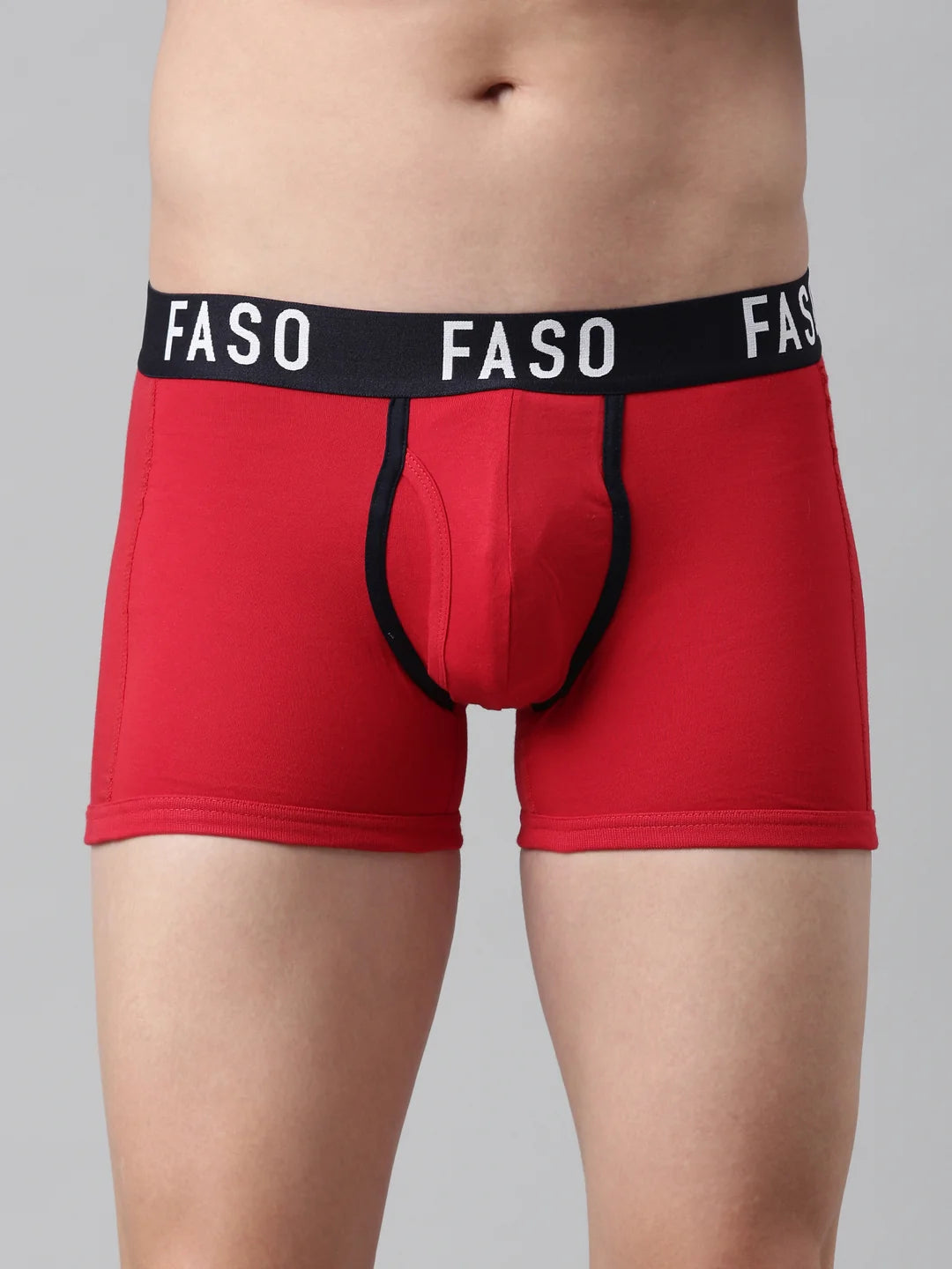FASO Men's Premium Outer Elastic Trunk
