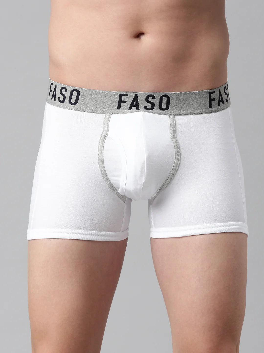FASO Men's Premium Outer Elastic Trunk
