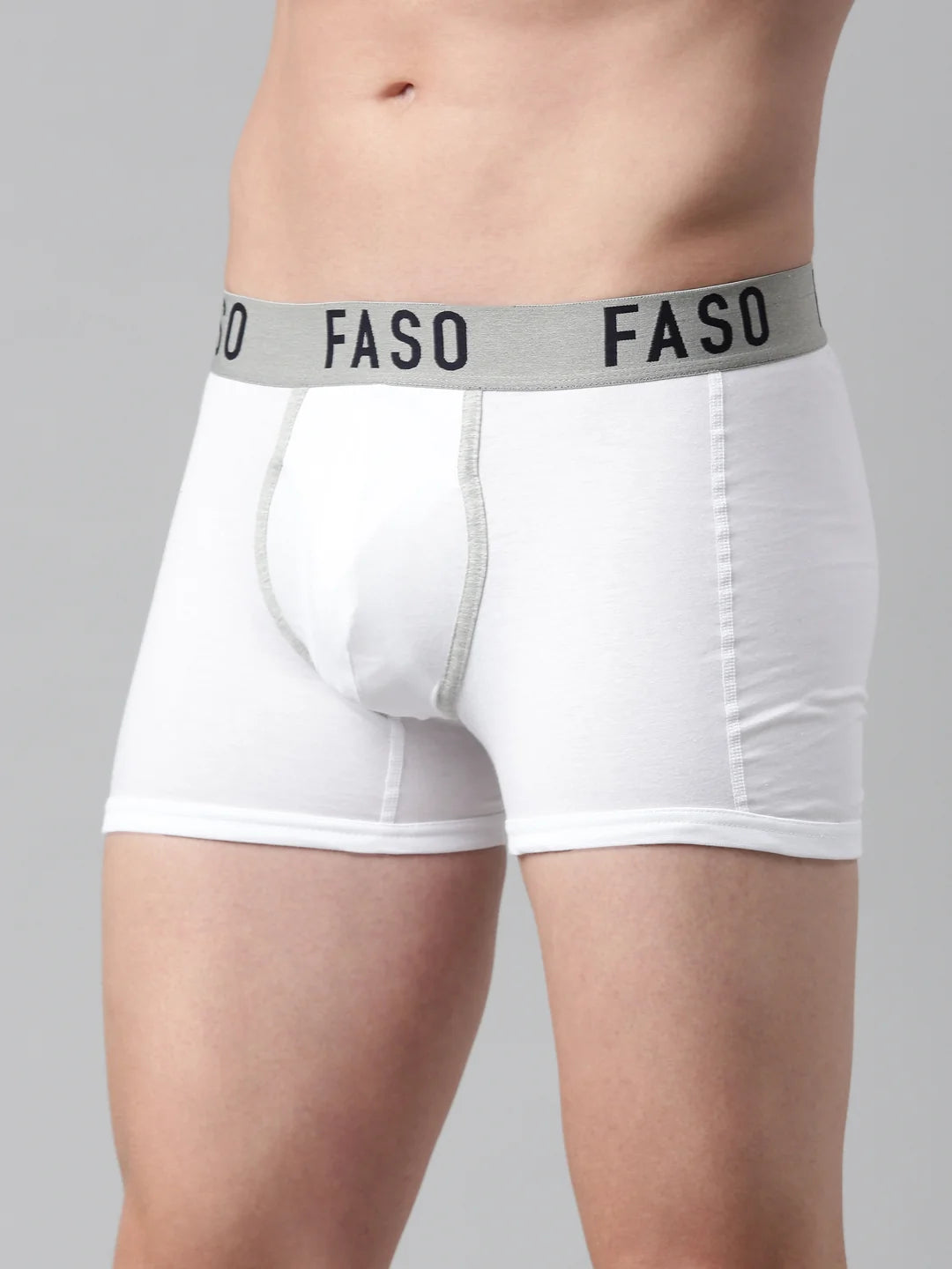 FASO Men's Premium Outer Elastic Trunk