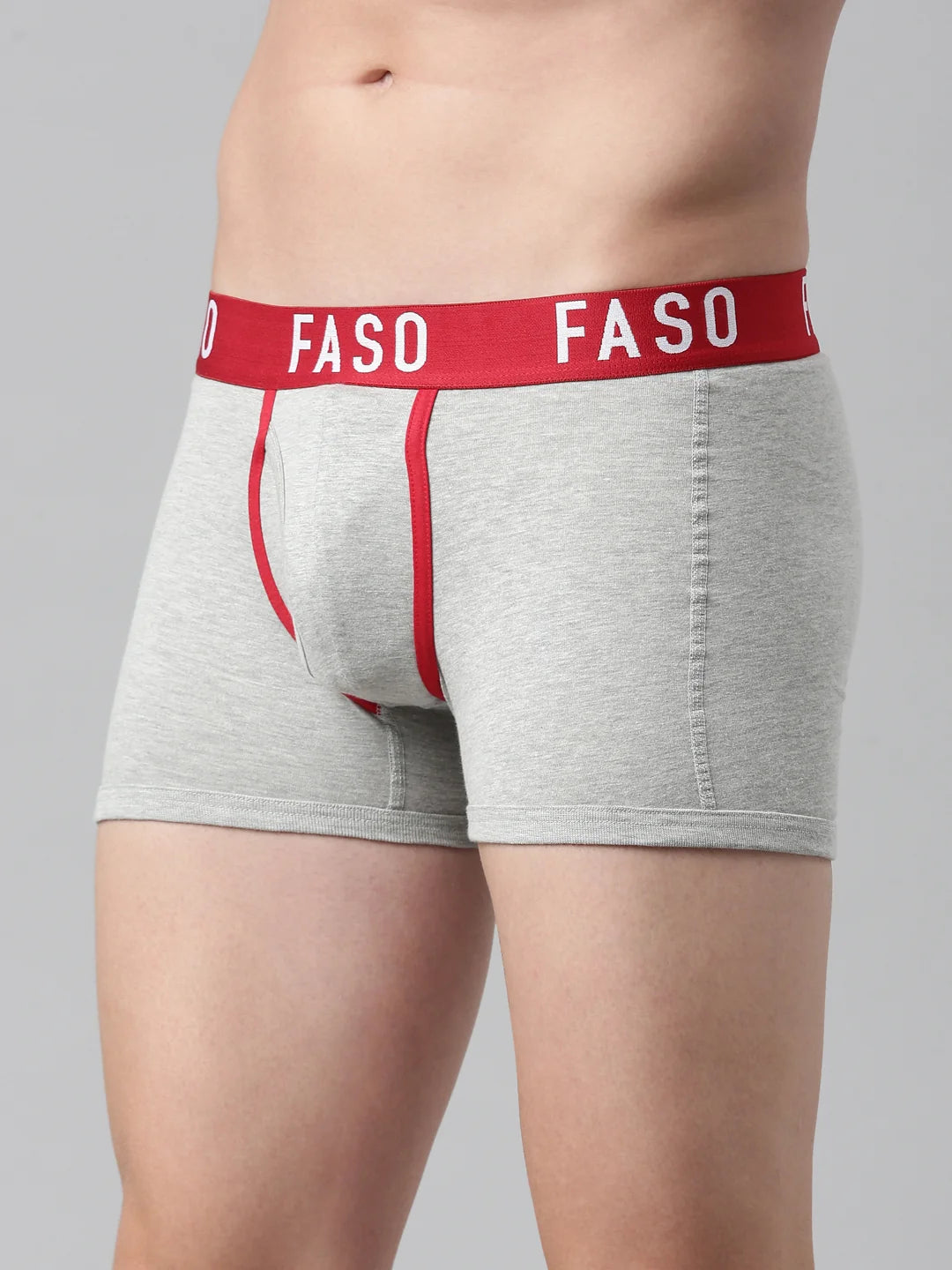 FASO Men's Premium Outer Elastic Trunk