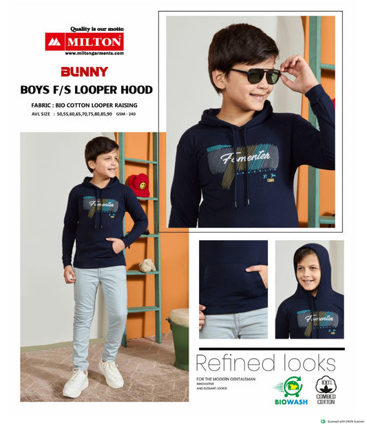 BUNNY (Boys f/s looper hood )