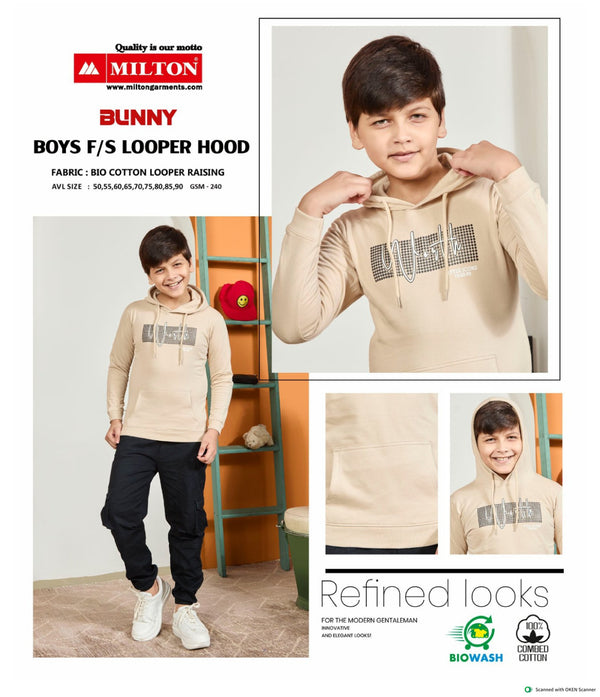 BUNNY (Boys f/s looper hood )