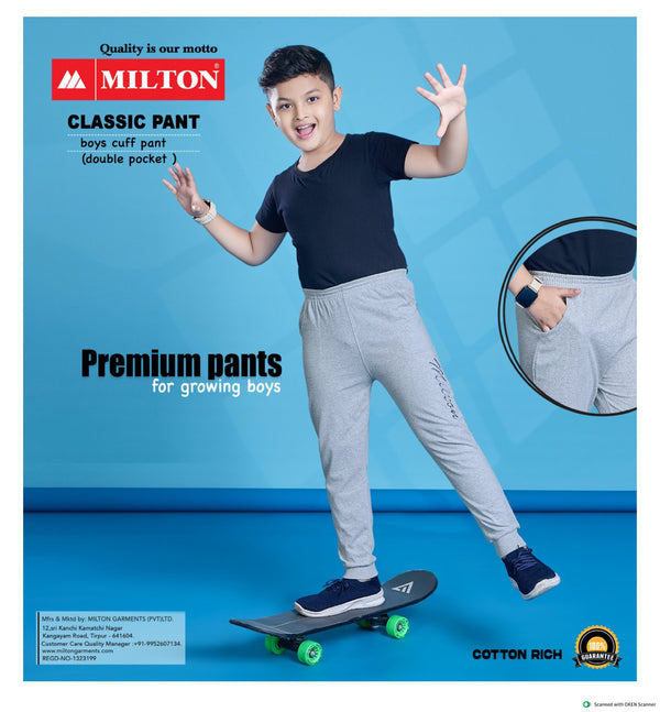 CLASSIC PANT ( Boys cuff pant)