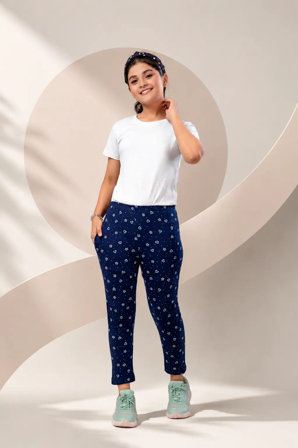 Rifa (Girls Printed Pocket Pant)