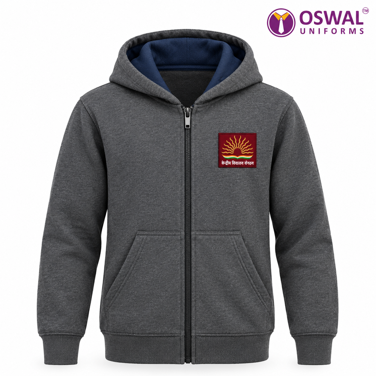 OSWAL UNIFORMS - KENDRIYA VIDYALAYA  School Uniform Hoodie