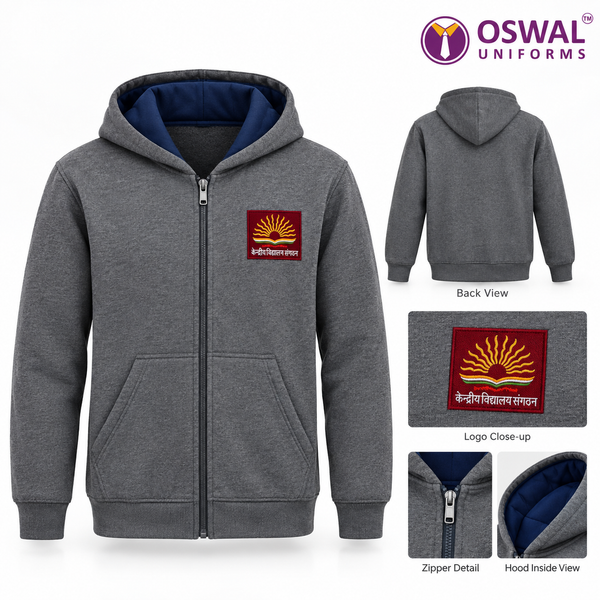 OSWAL UNIFORMS - KENDRIYA VIDYALAYA  School Uniform Hoodie