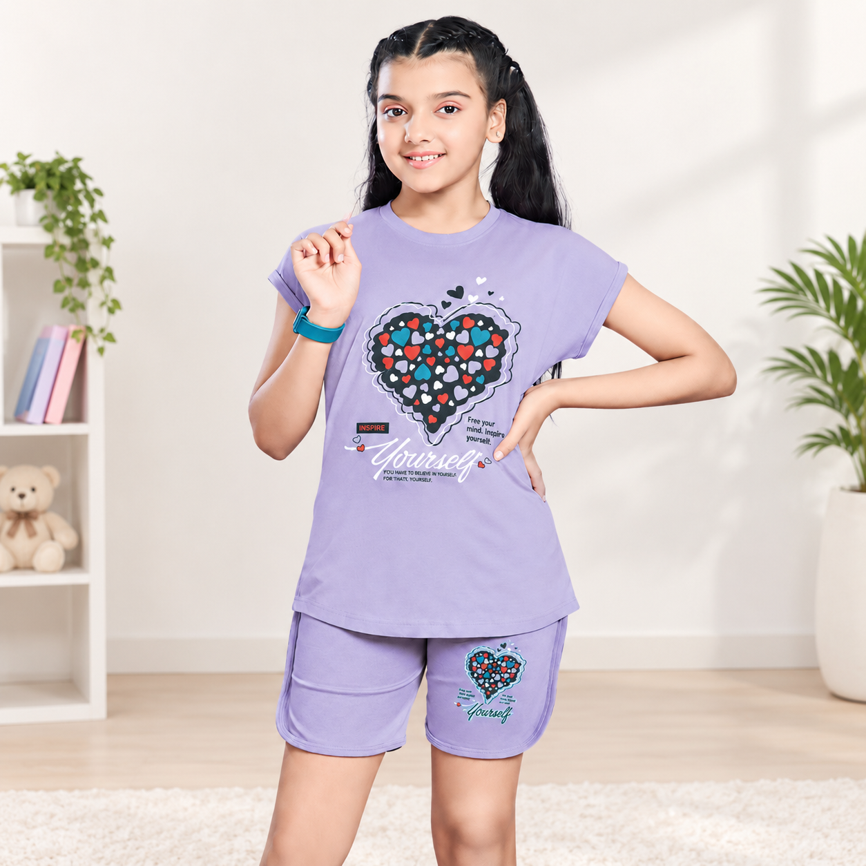 GIRL TENCEL CO-ORD SET