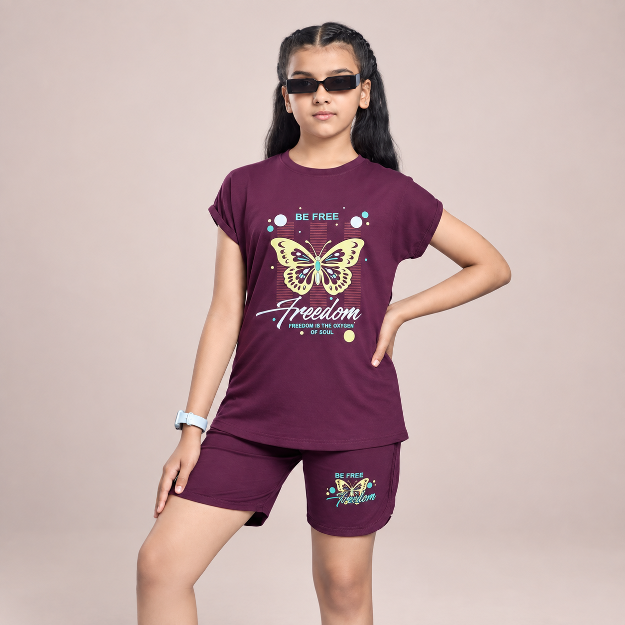GIRL TENCEL CO-ORD SET