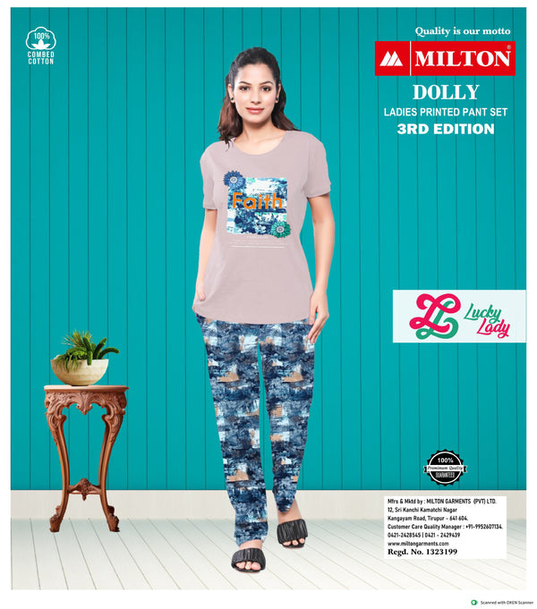 DOLLY (Ladies printed pant set)