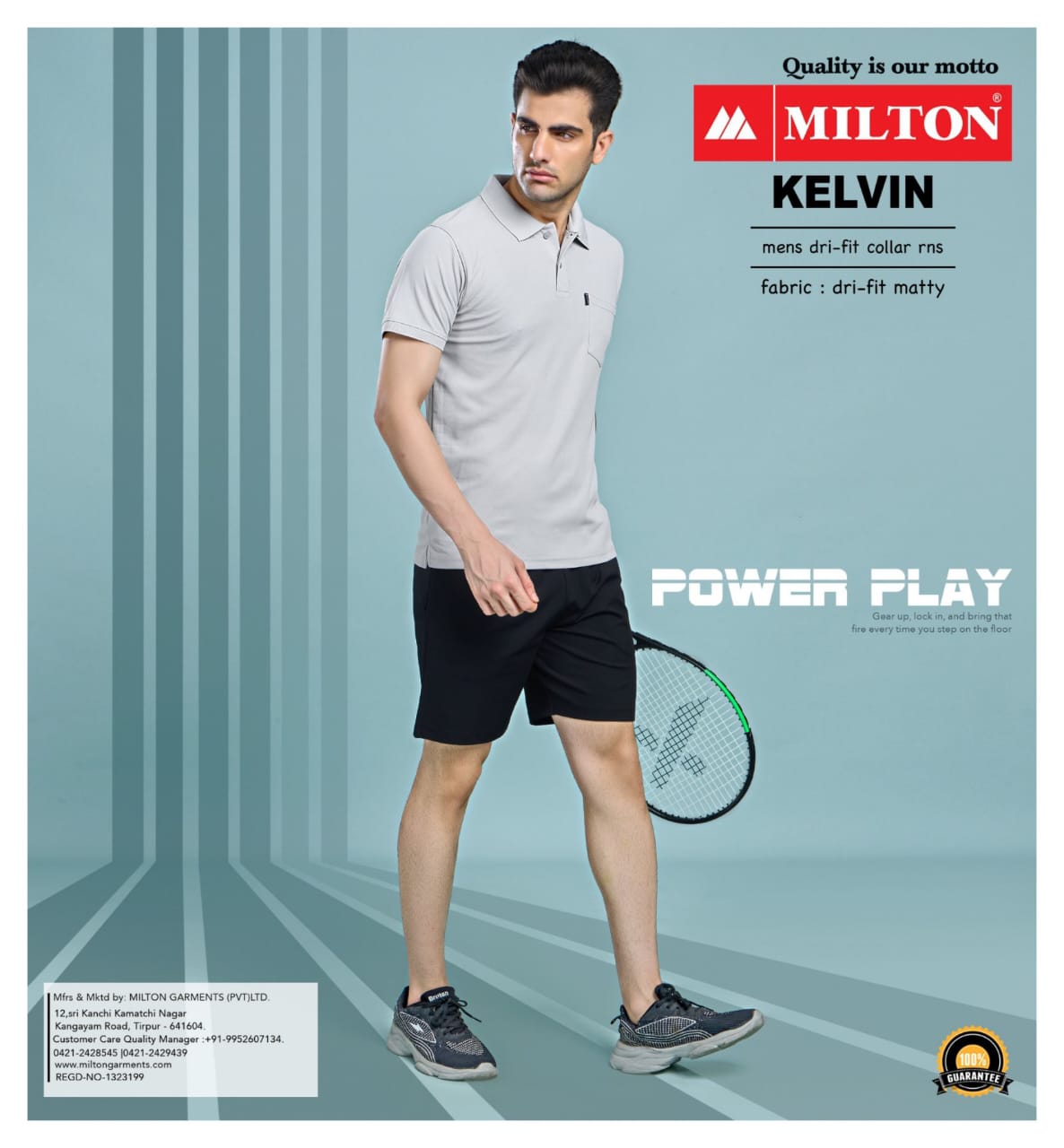 Kelvin (Mens Dri-Fit Collar Rns)