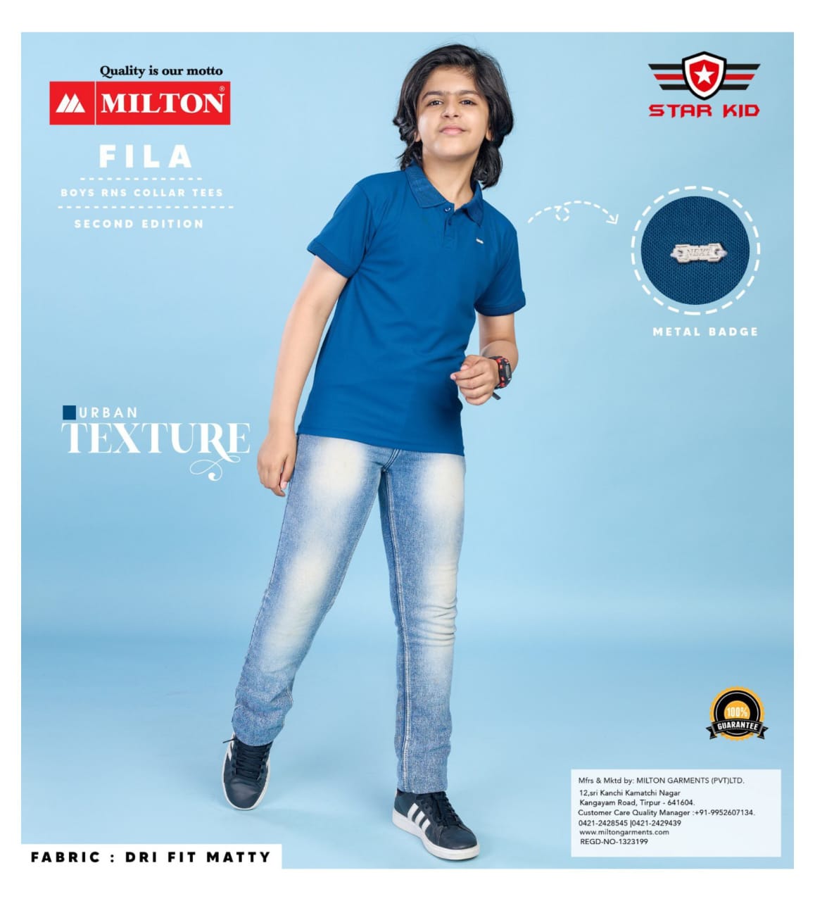 Fila (Boys RNS Collar Tees)
