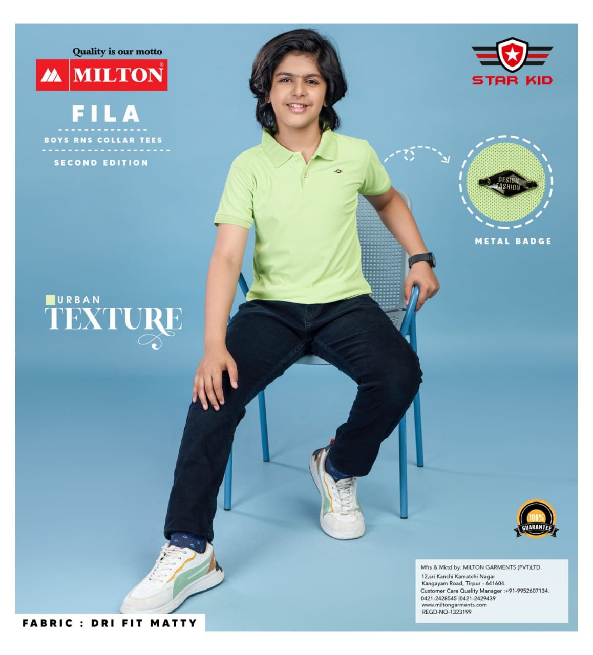 Fila (Boys RNS Collar Tees)