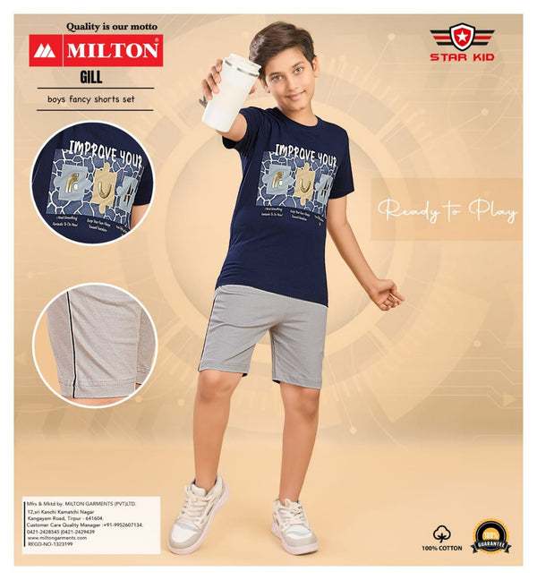 Boys Fancy Shorts Set