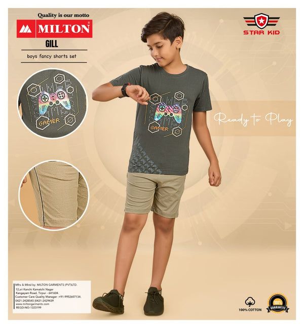 Boys Fancy Shorts Set