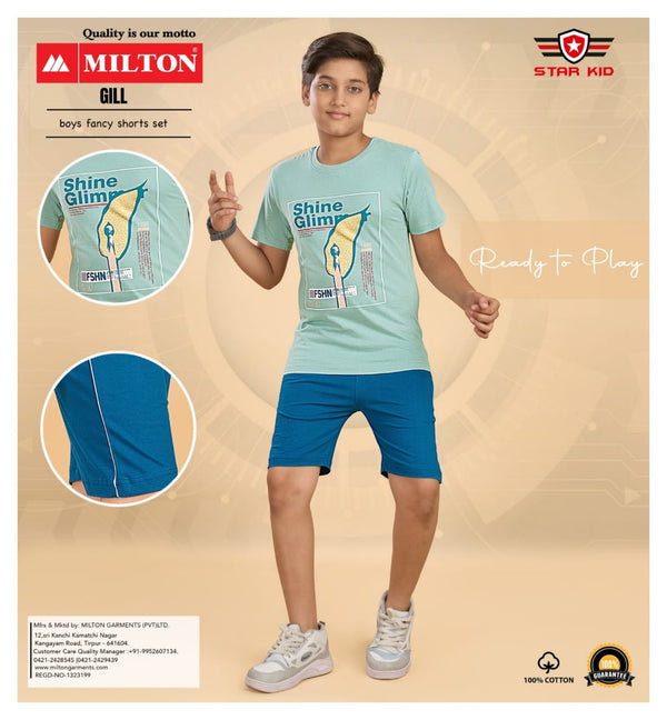 Boys Fancy Shorts Set