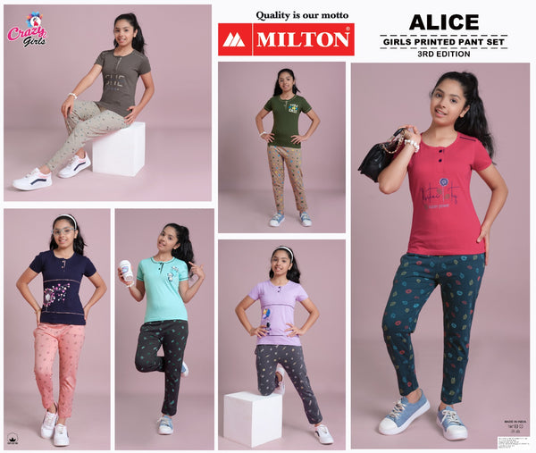 Girls Fancy Printed Pant Set