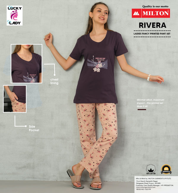 Rivera (Women's Fancy Printed Pant Set)