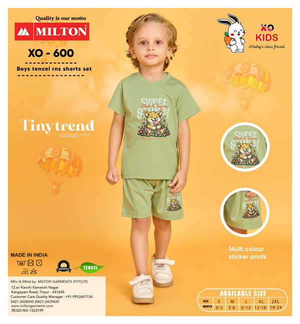 XO - 600 (Boys Tencel RNS Shorts Set)