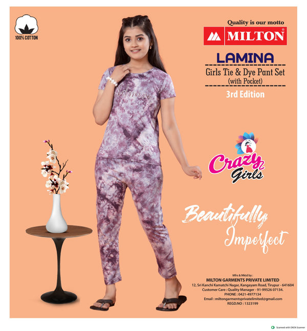 Lamina (Girls Tie & Dye Pant Set)