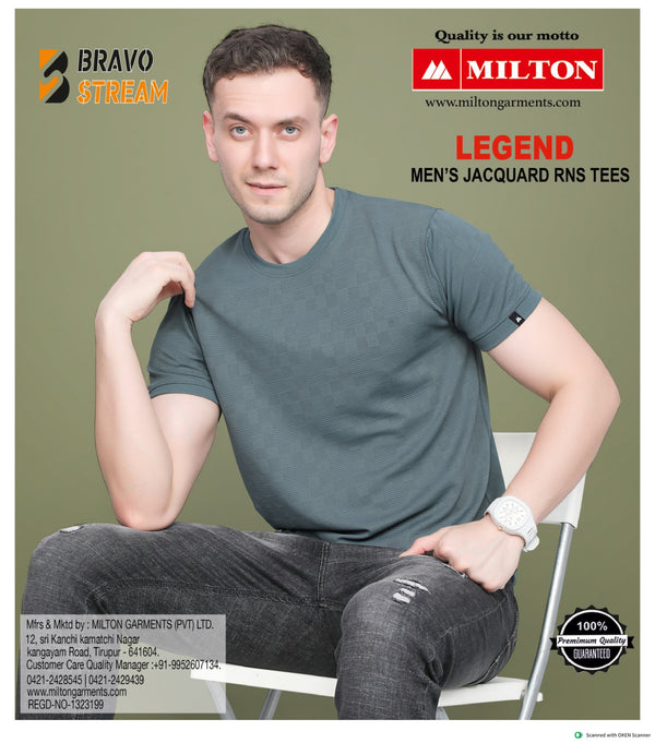 LEGEND(JACQUARD FABRIC T-SHIRT)