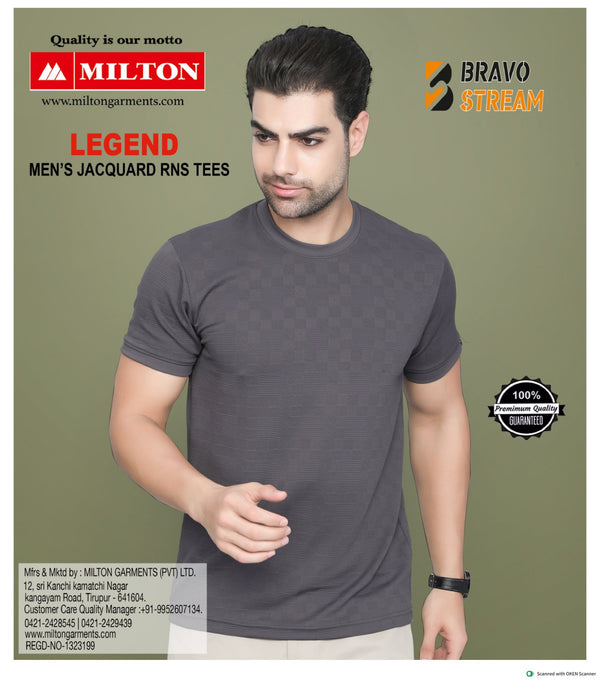 LEGEND(JACQUARD FABRIC T-SHIRT)