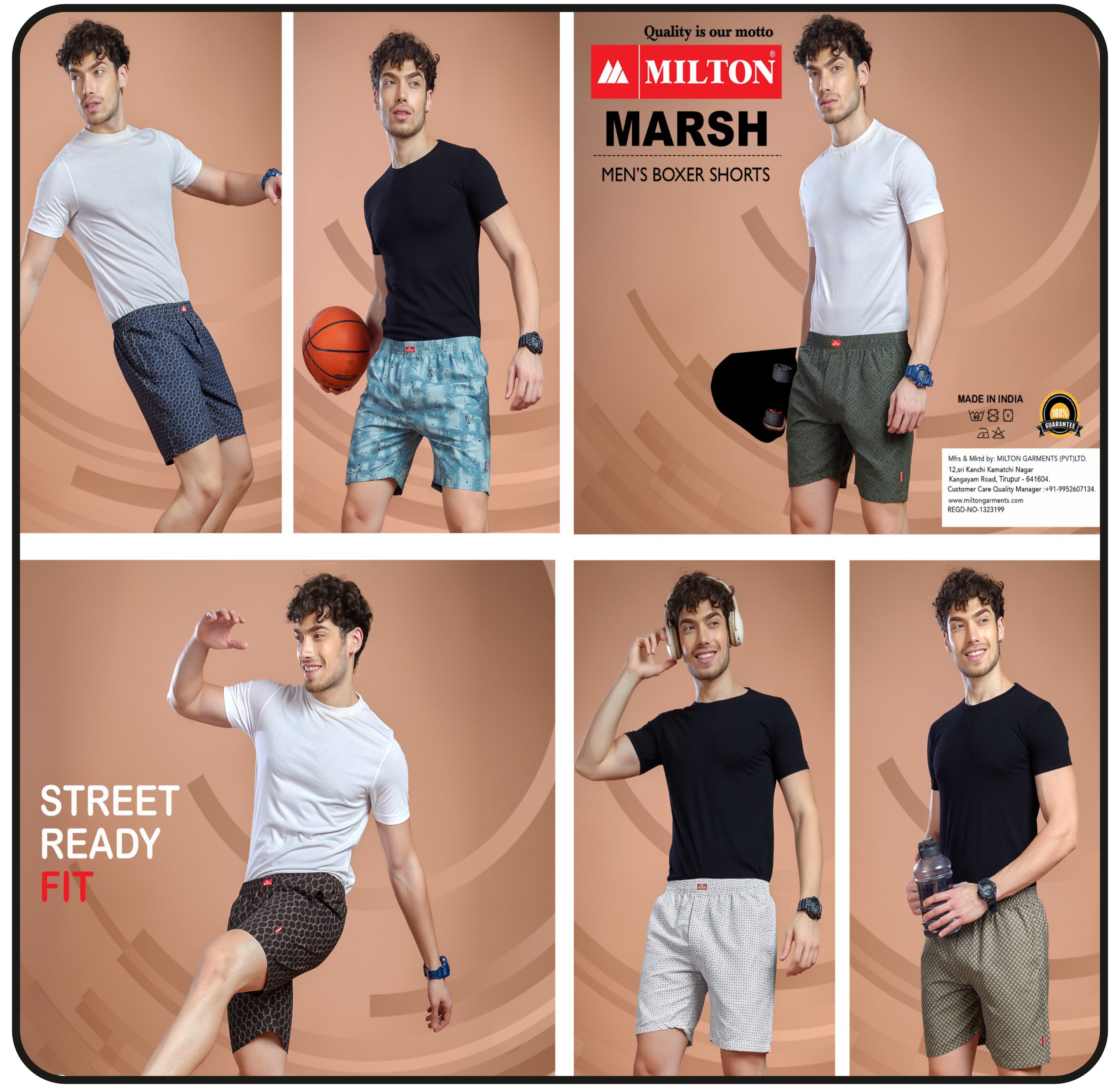 MEN'S COTTON BOXERS