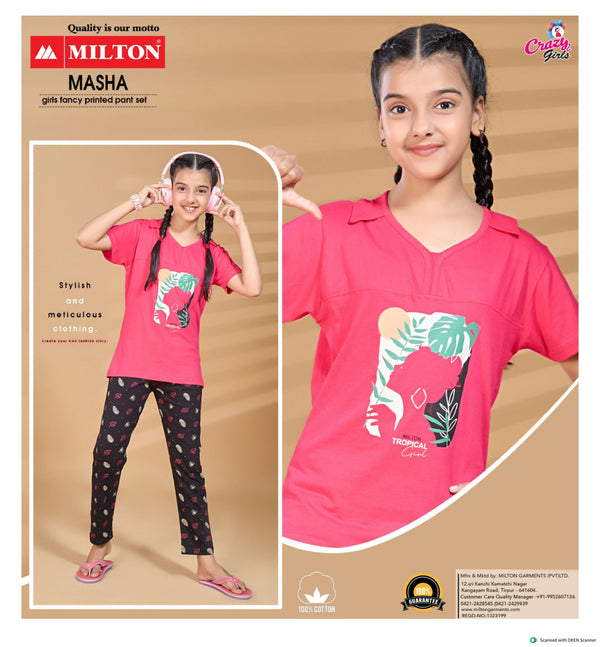 Masha (Girls Fancy Printed Set)