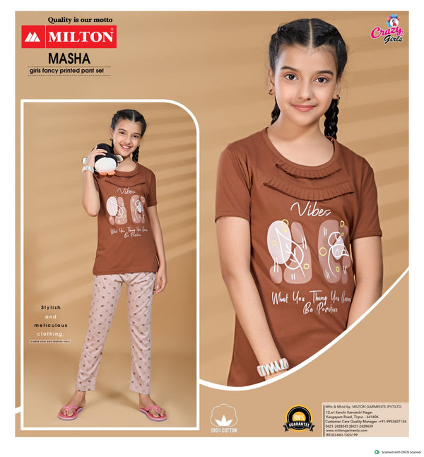 Masha (Girls Fancy Printed Set)