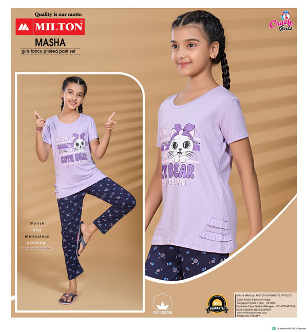 Masha (Girls Fancy Printed Set)