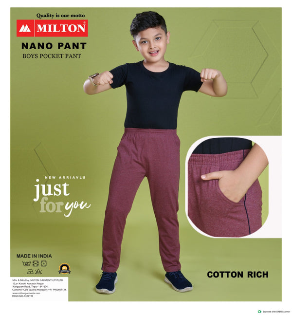 NANO PANT (Boys pocket pant)