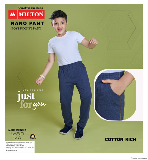 NANO PANT (Boys pocket pant)