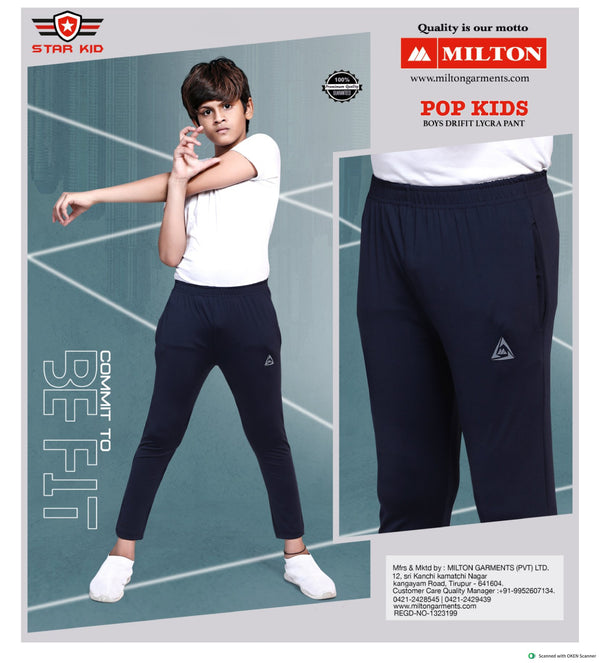 POP KIDS (Boys drifit lycra pant )