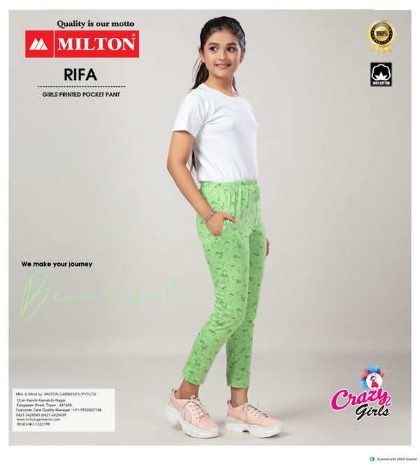 Rifa (Girls Printed Pocket Pant)