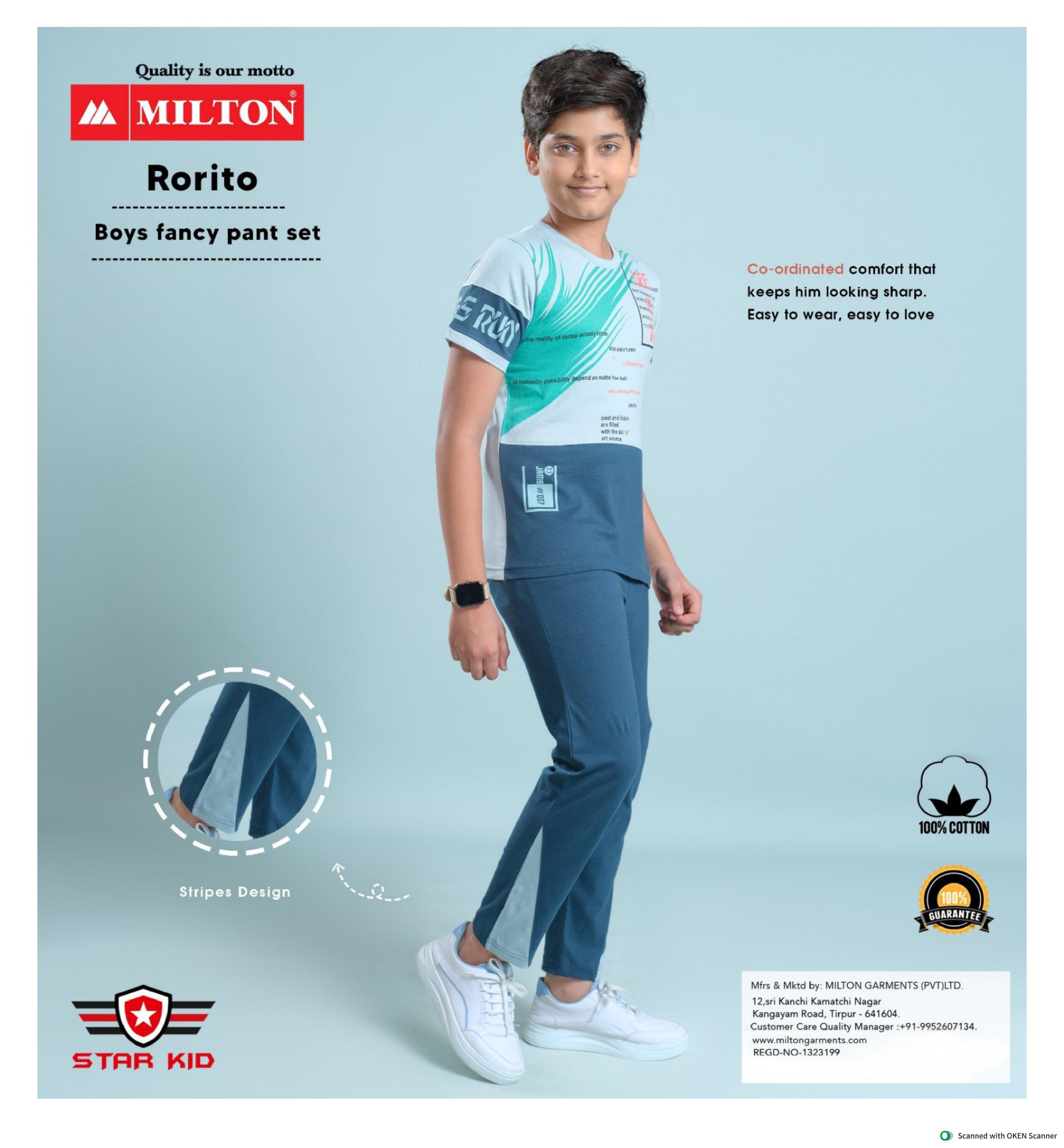 RORITO (Boys fancy pant set)