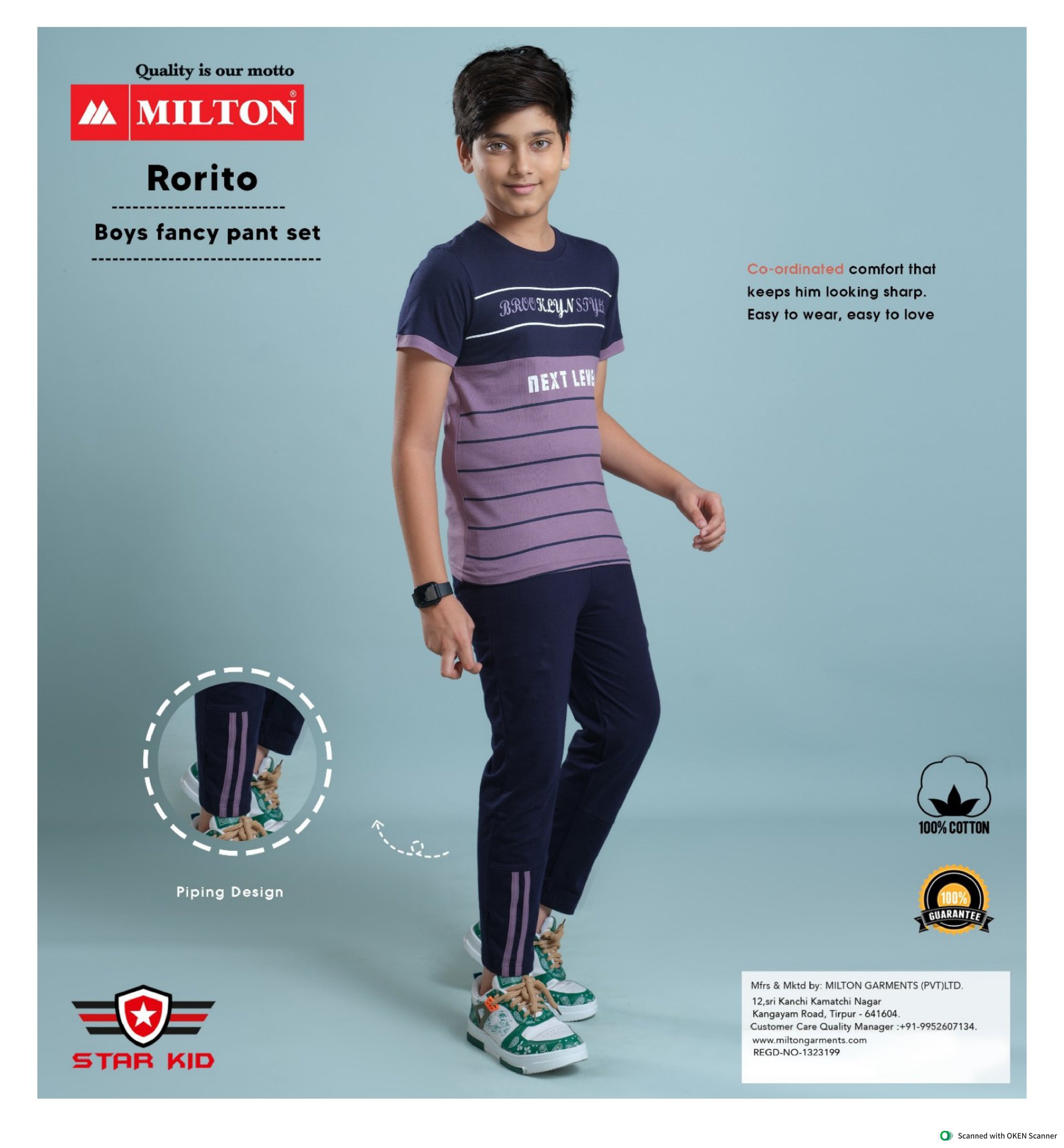 RORITO (Boys fancy pant set)