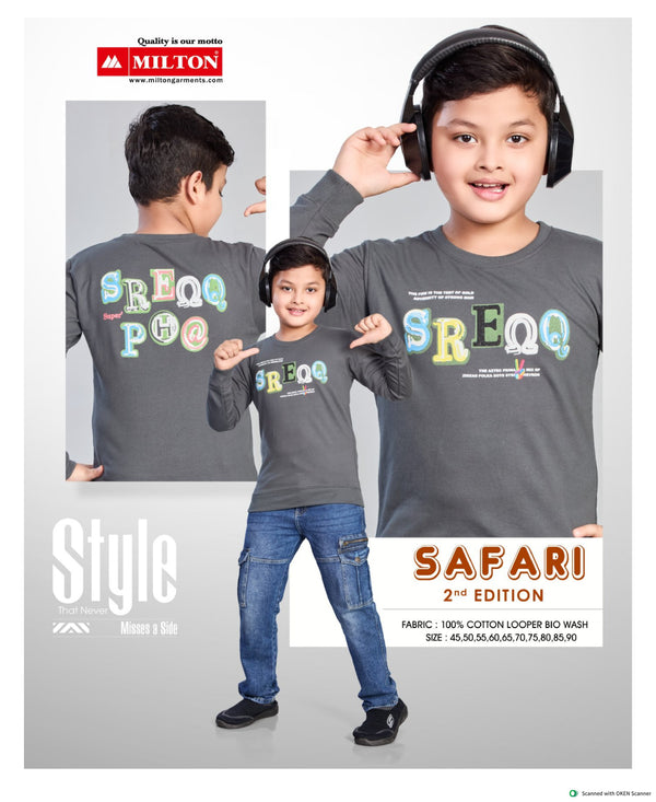 SAFARI (Boys  f/s  sweat shirt)