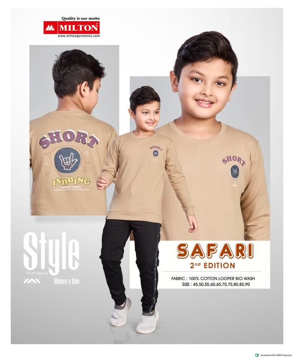 SAFARI (Boys  f/s  sweat shirt)