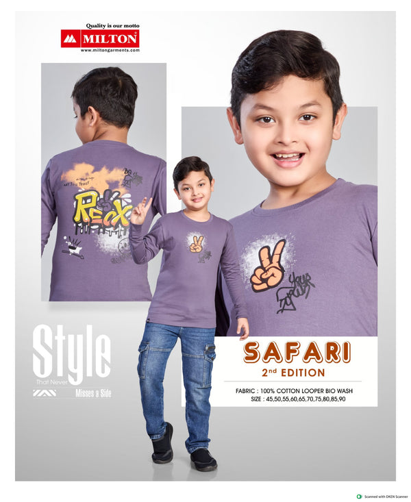 SAFARI (Boys  f/s  sweat shirt)