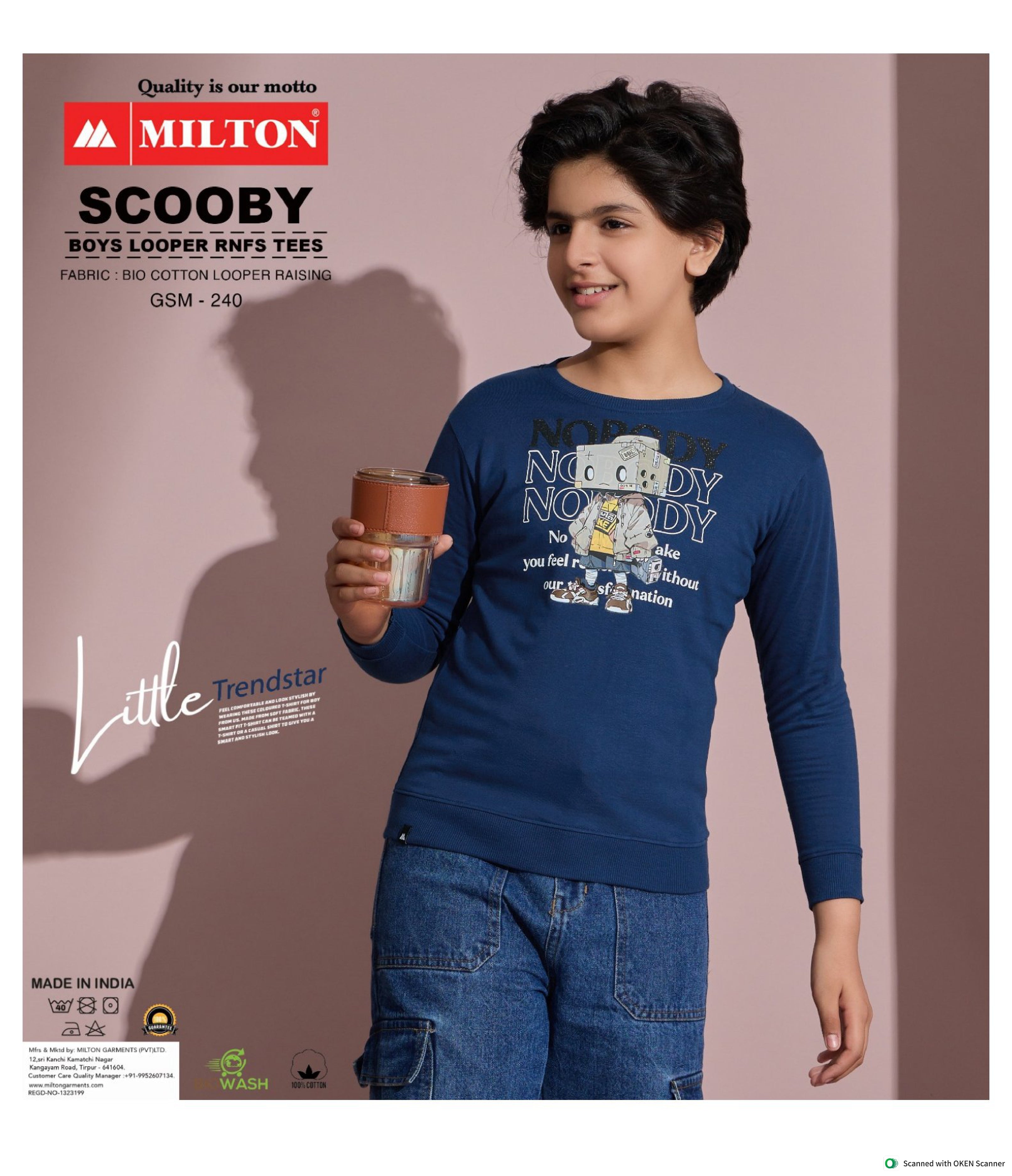 Boys lopper RNFS Tees