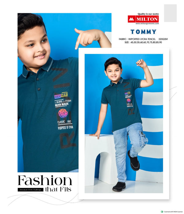 Tommy  (Boys Tancel Lycra Collar Tees)