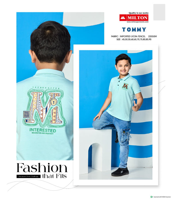 Tommy  (Boys Tancel Lycra Collar Tees)