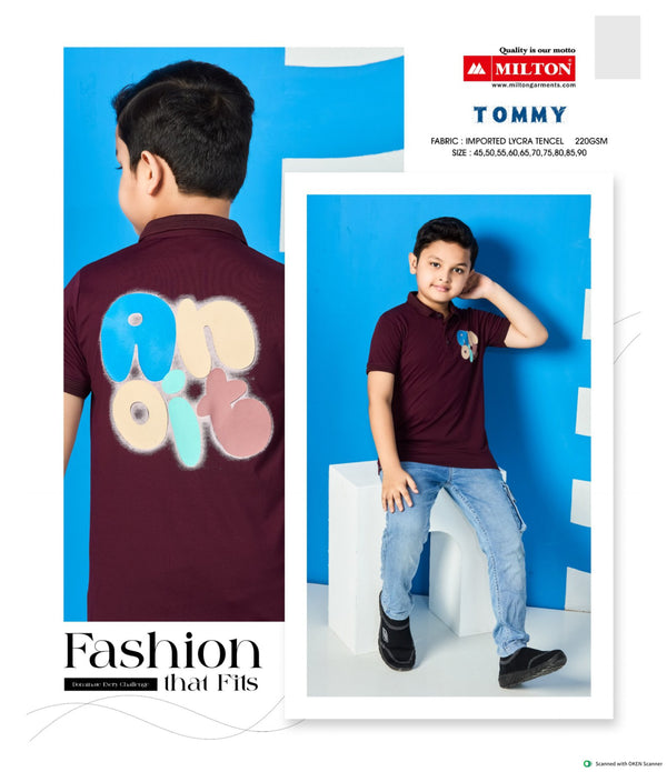 Tommy  (Boys Tancel Lycra Collar Tees)
