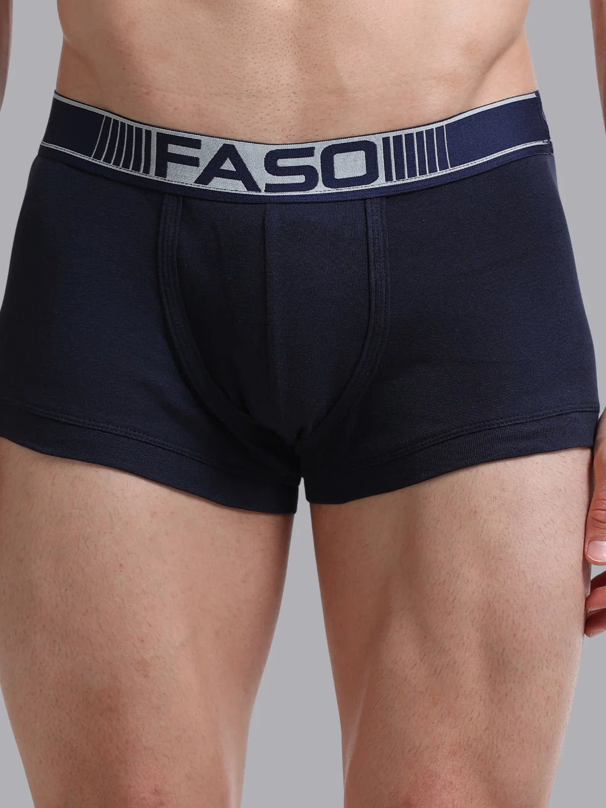 FASO Mens Cotton Neon Outer Elastic Trunk Pack Of 2