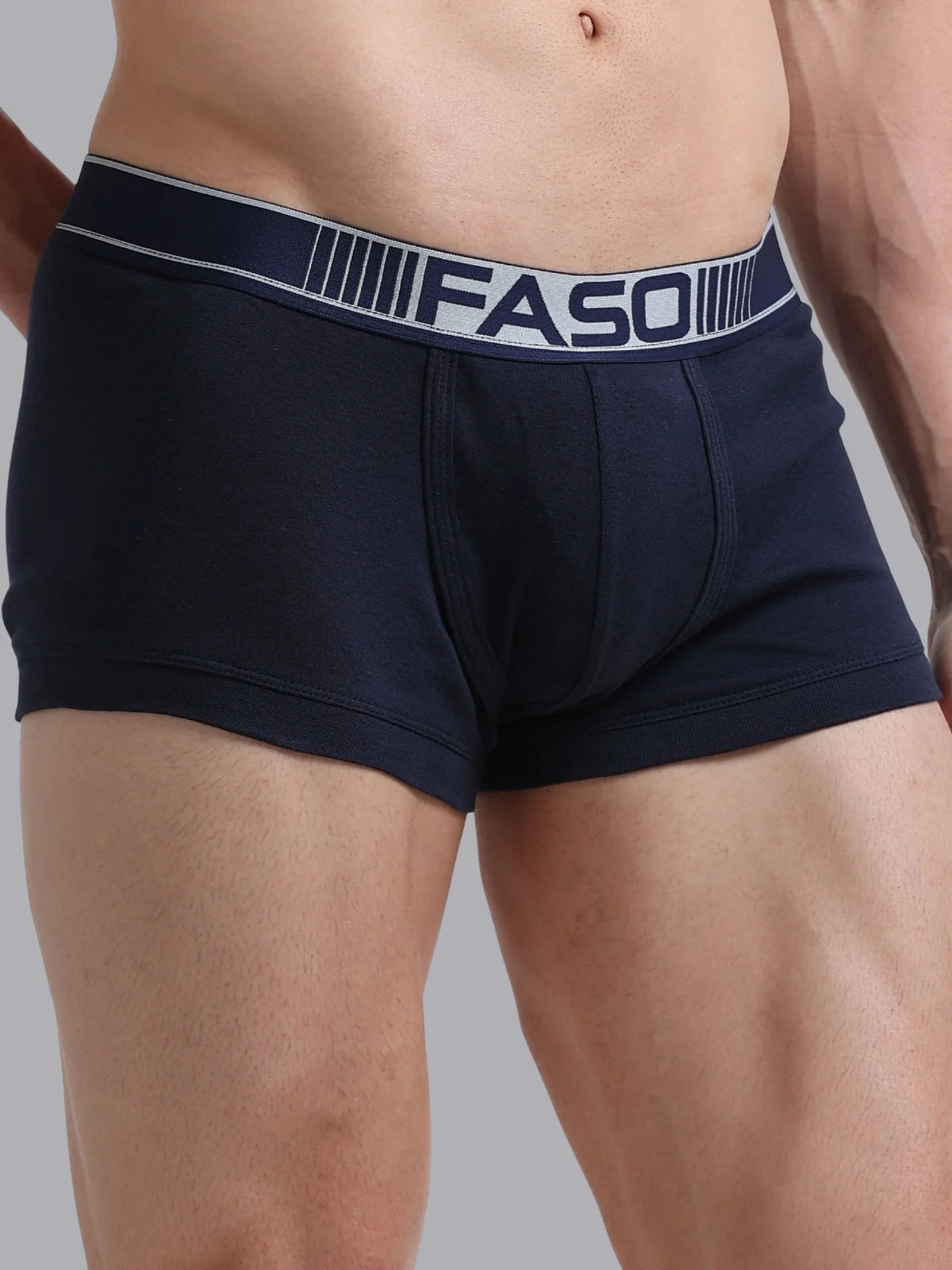 FASO Mens Cotton Neon Outer Elastic Trunk Pack Of 2