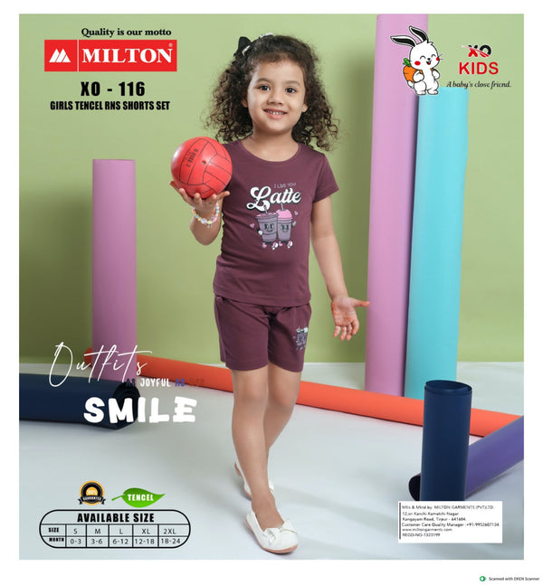 Girls Tencel RNS Shorts Set