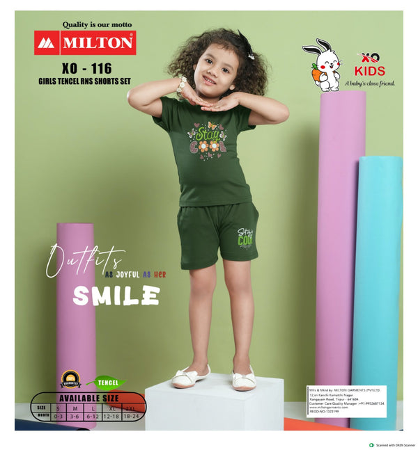 Girls Tencel RNS Shorts Set