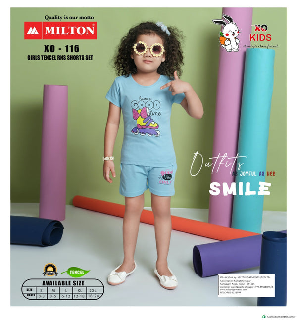Girls Tencel RNS Shorts Set